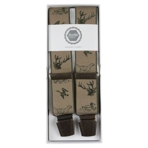 Portia Seler Med Clips Khaki Print