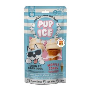 Pup Ice Vaffel is Vanilje/Peanut Butter 2 stk.