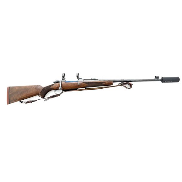 Rigby PH Mauser 98 375H&H Riffel Med Montage & Dmper Kommision