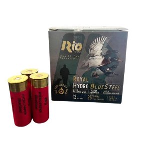 Rio Royal Hydro Blue Steel 12/67 Str. 5/28gram 25 Stk. Pap Bio Haglpatron