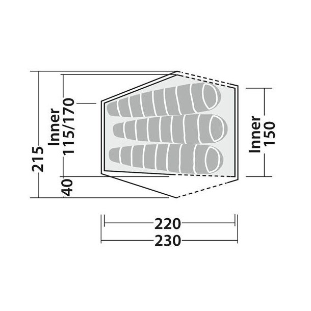 Robens Chaser 3XE 3 Pers. Telt