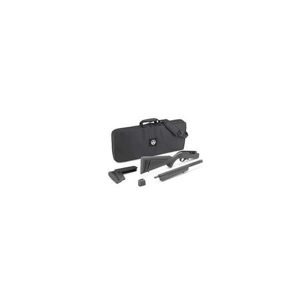Ruger 10/22 Takedown Lite, Satin Black Halvautomatisk Salonriffel