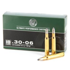 RWS 30.06 9.7g/150gr TIG/ID Classic 20 stk. Riffelpatron