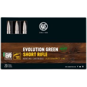 RWS Evo Green 30.06 Short Rif 9,0g/139gr 20 stk. Blyfri Riffelpatron
