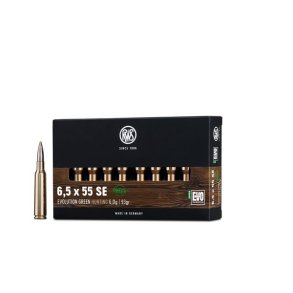 RWS Evo Green 6,5x55 6g/93gr 20 stk. Blyfri Riffelpatron