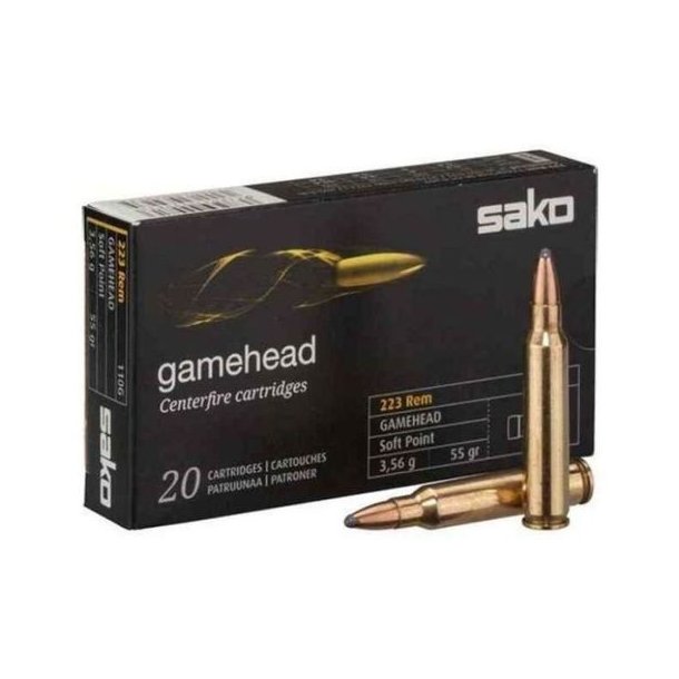 Sako .223 3,6g/55g SP  (3130010226) Riffelpatron