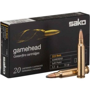 Sako .223  55gr/3,5g Gamehead SP