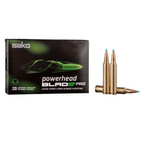 Sako Powerhead Blade Pro 6,5 Creedmoor 8g/123gr 20 stk Blyfri Riffelpatron