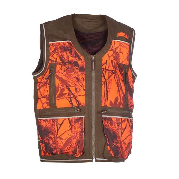 Sandfield Dogkeeper Vest Orange/Camo