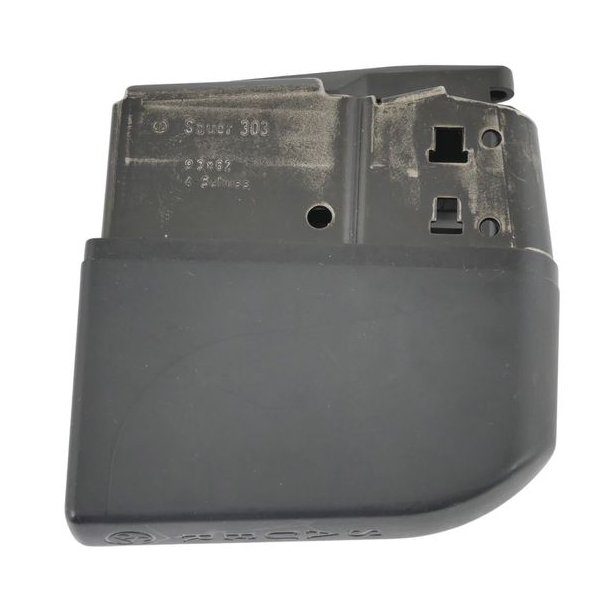 Sauer 303 4-Skuds magasin Brugt 9,3x62