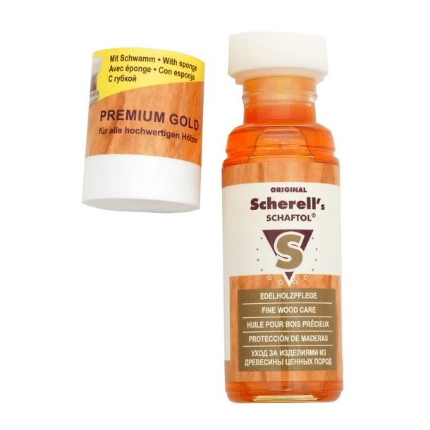 Scherells Sk�fteolie Premium Gold 50ml Med Svamp