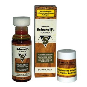 Scherells Skfteolie Premium Gold 50ml Med Svamp