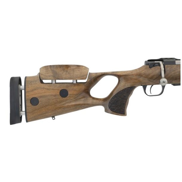 Schultz & Larsen Hunter Thumbhole Wood G3 Sys RH Model Perfect Adj. Cheekpiece + Backend