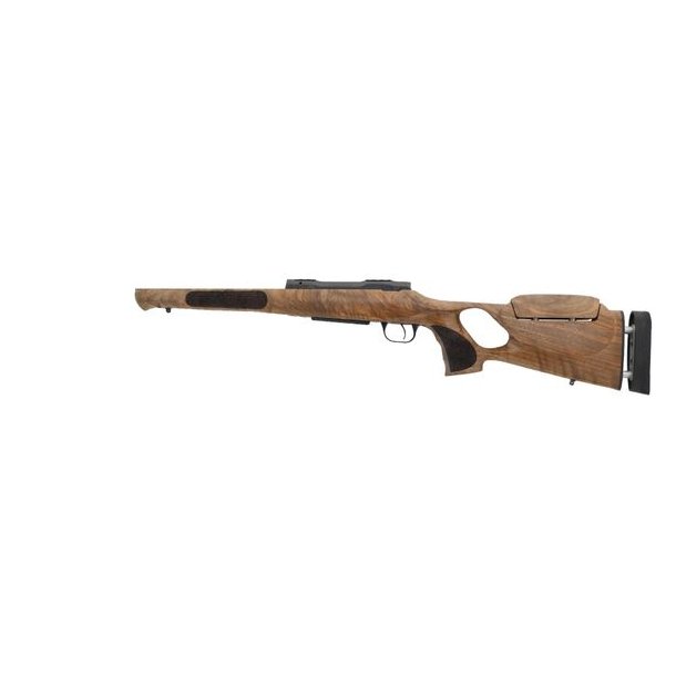 Schultz & Larsen Hunter Thumbhole Wood G3 Sys RH Model Perfect Adj. Cheekpiece + Backend