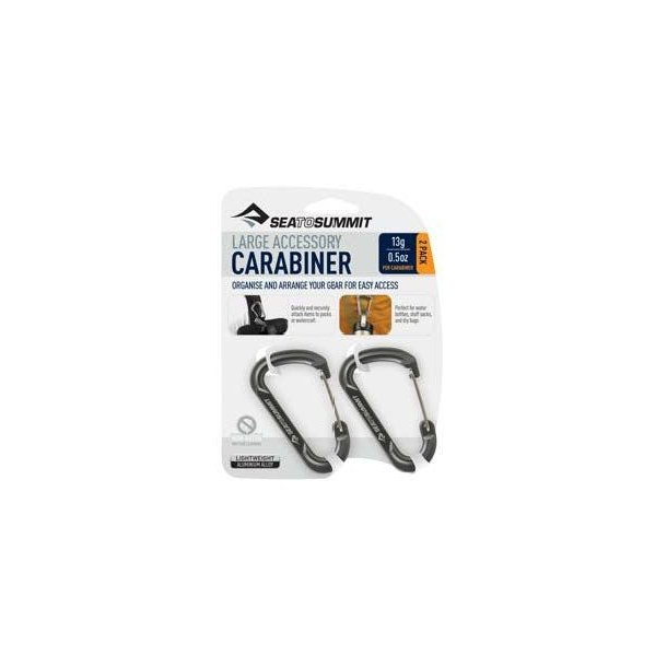 Sea to Summit Accessory Carabiner St 2 stk Til 30Kg