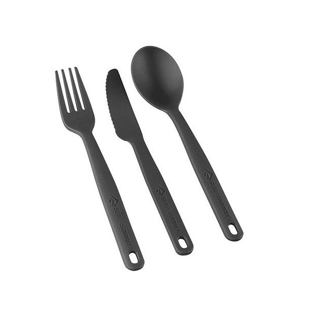 Sea to Summit Camp Cutlery St 3 stk Charcoal