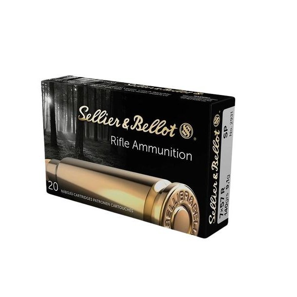 Sellior & Bellot 7x57 R SP 9g/140gr 20stk Riffelammunition