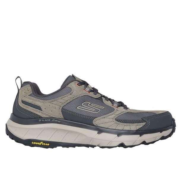 Skechers D'Lux Pro Relaxed Fit Sko Taupe Suede