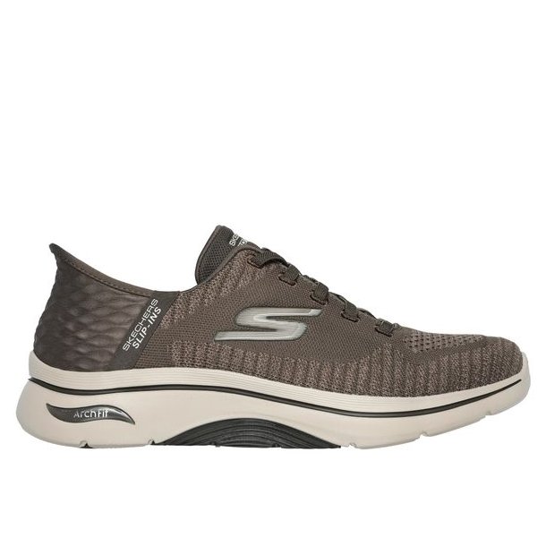 Skechers Go Walk Arch Fit 2.0 SlipIn Sko Taupe