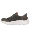 Skechers Go Walk Flex SlipIn WP Sko W Clear Creek Olive