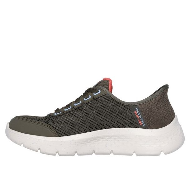 Skechers Go Walk Flex SlipIn WP Sko W Clear Creek Olive