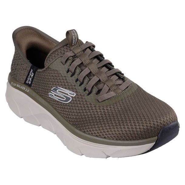 Skechers SlipIn D'Lux Walker 2.0 Sko Olive