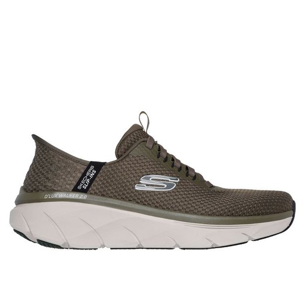 Skechers SlipIn D'Lux Walker 2.0 Sko Olive