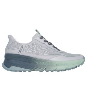 Skechers Switch Back Mist SlipIn Sko W Gray / Green
