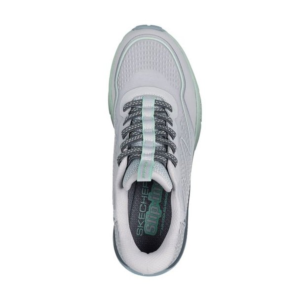 Skechers Switch Back Mist SlipIn Sko W Gray / Green