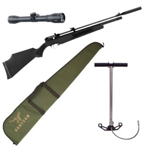 Snowpeak PR900S Gen 2 4,5mm PCP Luftgev�r Med Pumpe, 4x32 kikkert & etui