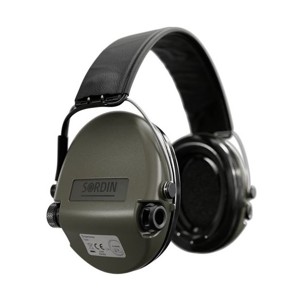 Sordin Supreme Pro Green/Black Hrevrn m/Gelpuder