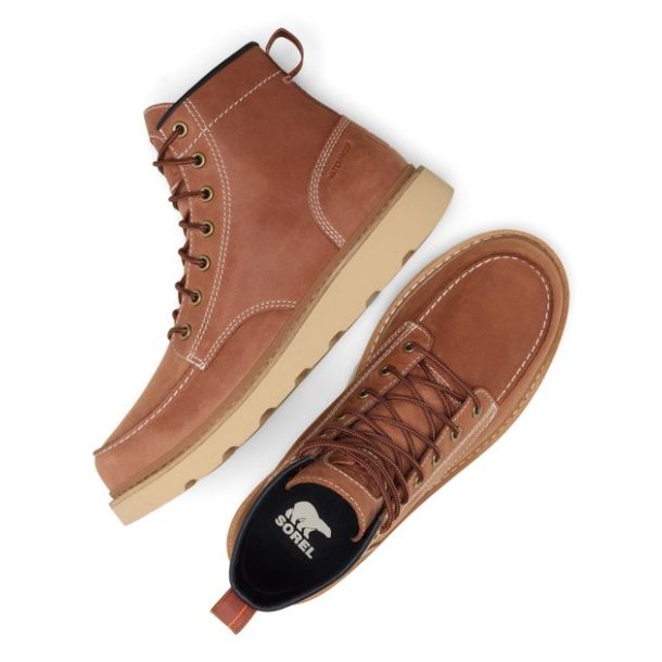 Sorel Slabtown 62 MOC WP Stvle Rustic Brown, Ceramic