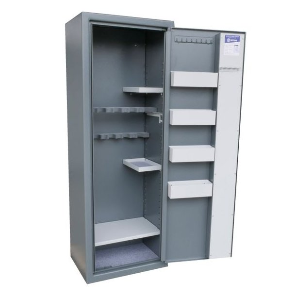 Soteria Safe Eightteen Vbenskab E-lock Dark Grey til 18 Vben 158 Kg