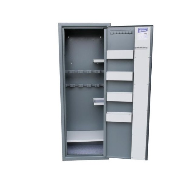 Soteria Safe Eightteen Vbenskab E-lock Dark Grey til 18 Vben 158 Kg
