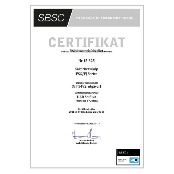 Soteria Seven-Tall Vbenskab E-lock Dark Grey til 7 Vben 110 Kg