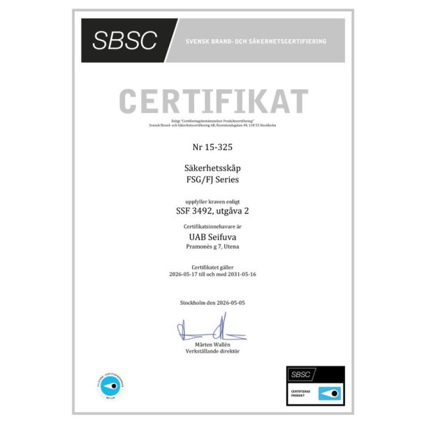 Soteria Tall 5 V�benskab E-lock Dark Grey til 5 V�ben 110 Kg