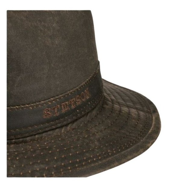 Stetson Berico Ear Flaps Traveller Hat Brown