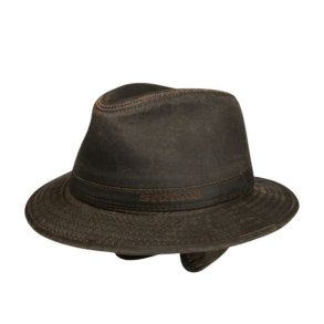 Stetson Berico Ear Flaps Traveller Hat Brown
