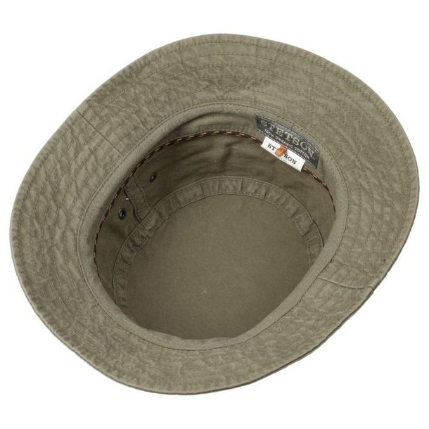 Stetson Bucket Delave Hat Stone Green
