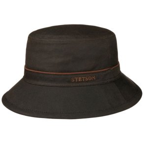 Stetson Bucket Waxed Cotton Dark Brown