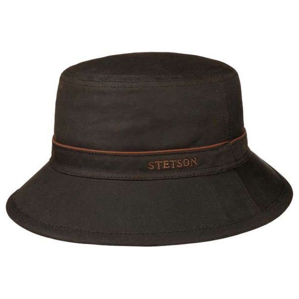 Stetson Bucket Waxed Cotton Dark Brown