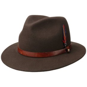 Stetson Traveller Woolfelt Hat Brown