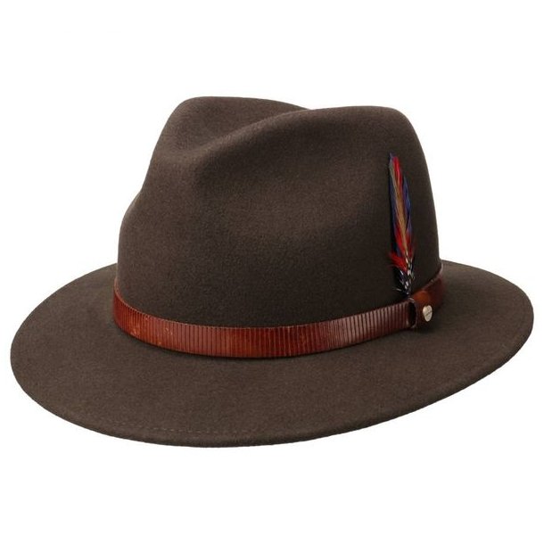 Stetson Traveller Woolfelt Hat Brown