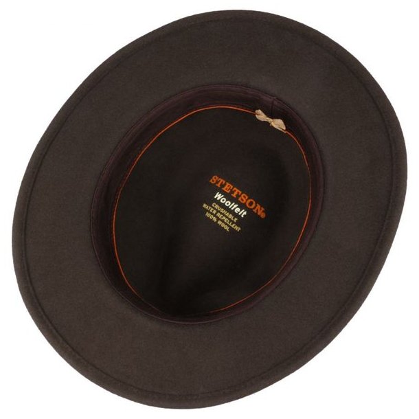 Stetson Traveller Woolfelt Hat Brown