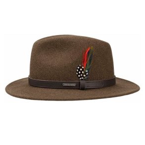 Stetson Traveller Woolfelt Mix Hat Brown
