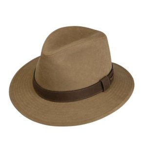 Stetson Waxed Traveller Cloth Hat Sand