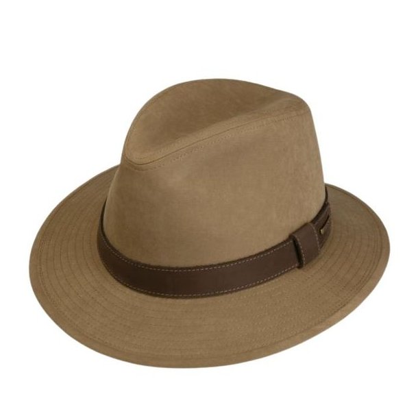 Stetson Waxed Traveller Cloth Hat Sand