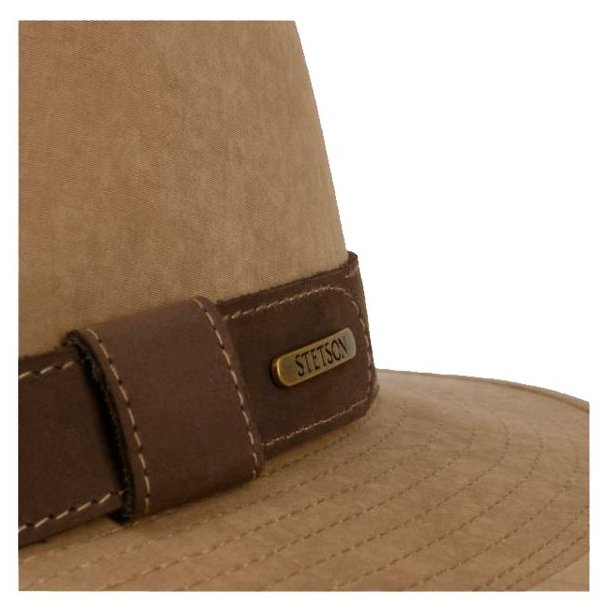 Stetson Waxed Traveller Cloth Hat Sand
