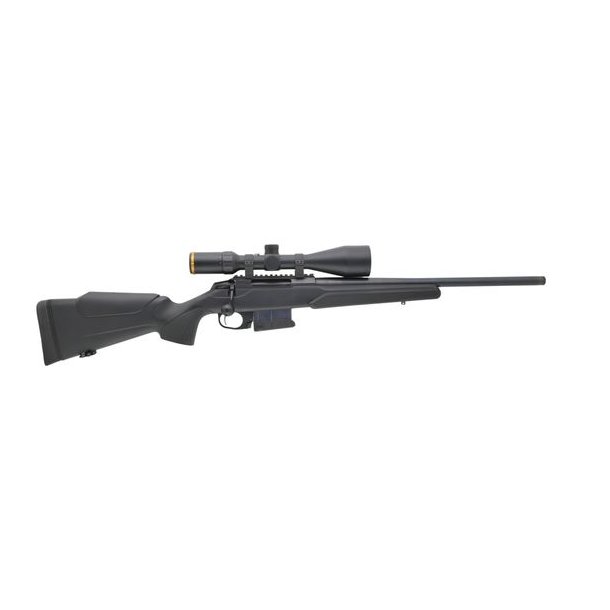 Tikka T3X CTR 308win Brugt Jagtriffel  5/8-24 Gevind  Med Black Moose 3-12x56 Sigtekikkert