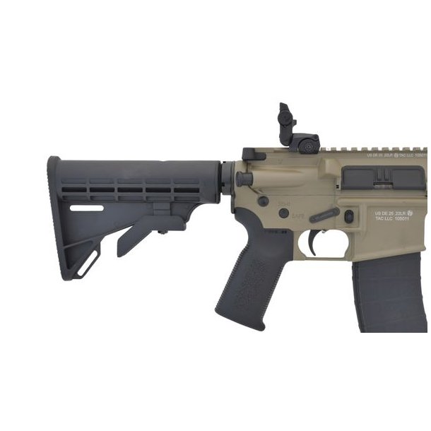 Tippmann M4-22 Elite-L .22LR Flat Dark Earth 40,5cm Halvautomatisk Salonriffel